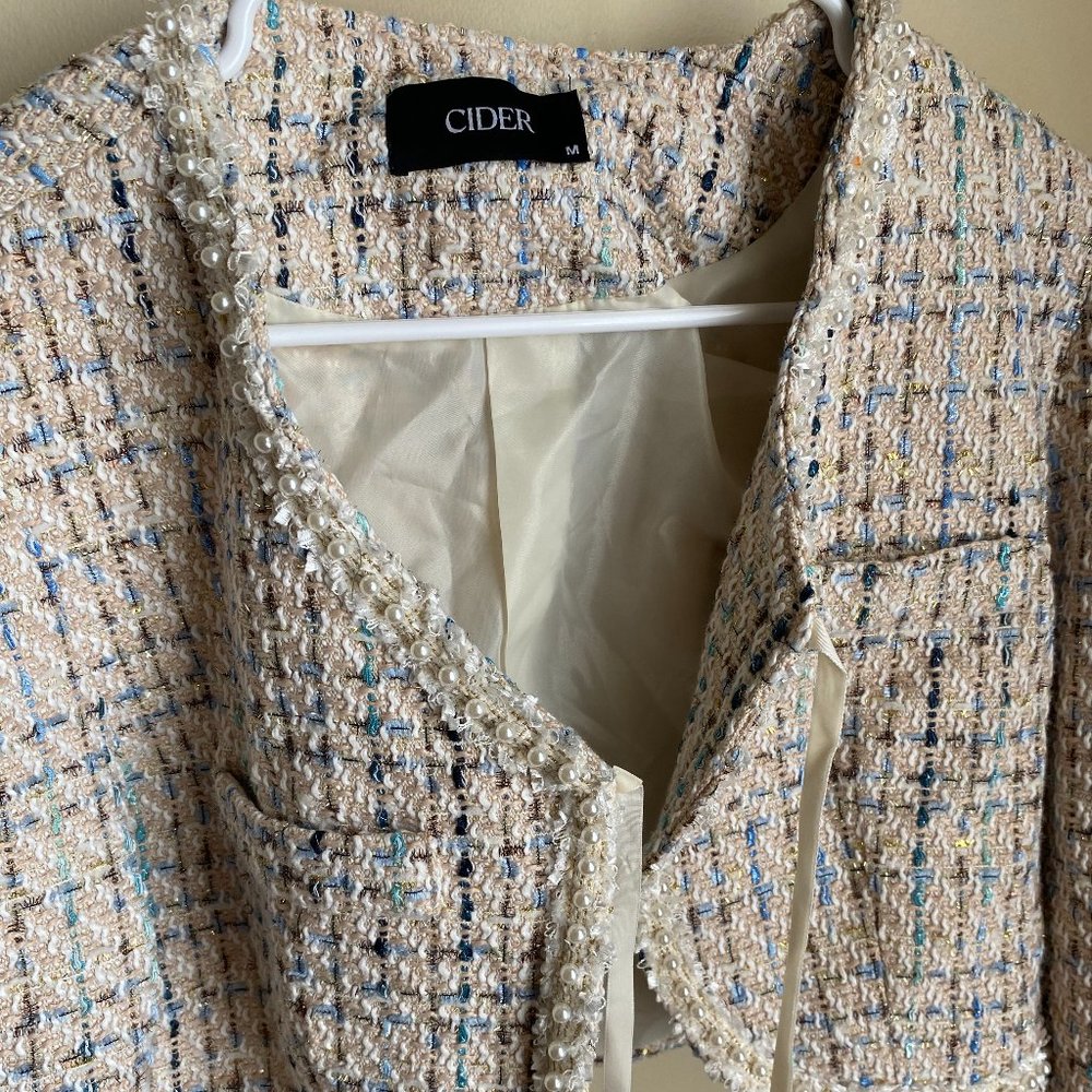 Cider Tweed Cropped Jacket